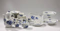 Kgl.P. Blå Blomst flettet service af porcelæn. 47