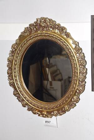 Spegel förgylld, 55x45 cm