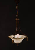 Focus light. Taklampa i frostat glas och metall Denna vara har satts till omförsäljning under nytt varunummer4189017
