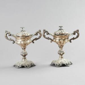 Sockerskålar i silver