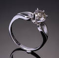 Diamantring, ca. 0.80 ct.