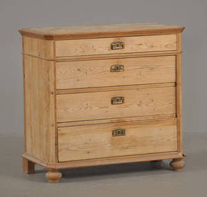 Kommode af fyrretræ, ca. 1900