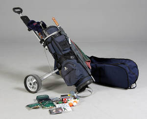 Goflsæt, golfvogn mm. Damemodel