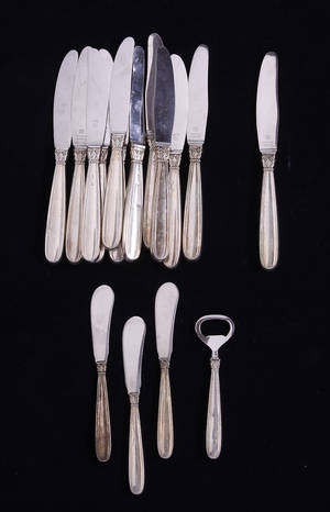 Karina middagsknive, smørknive og oplukker 16