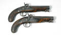 A PAIR OF PISTOLS,sign CLARKE