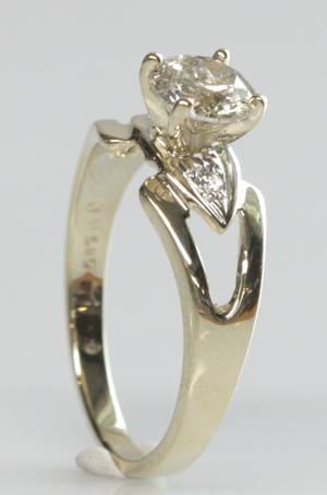 Brillantring, ca. 1.08 ct.