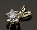Diamant vedhæng, ca. 0.70 ct.