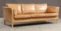 Mogens Hansen, sofa i lyst læder 