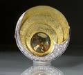 Brosche mit Brillanten in Handarbeit ca. 0.60 ct.