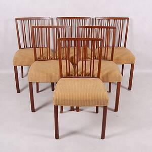 STOLAR, 6 st, mahogny, 1900-talets mitt.