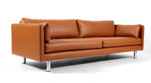 Erik Jørgensen. Fritstående tre-personers sofa, model EJ 220. Denne vare er sat til omsalg under nyt varenummer 4175411