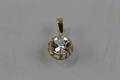 HÄNGE med sten, guld, 18 k, 1,5 g
