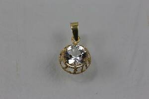 HÄNGE med sten, guld, 18 k, 1,5 g