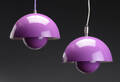 Verner Panton. Par Flowerpot pendler 2