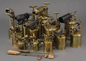 Samling blæselamper. 16