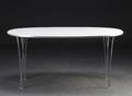 Piet Hein 1905-1996  Bruno Mathsson 1907-1988. Super Ellipse spisebord