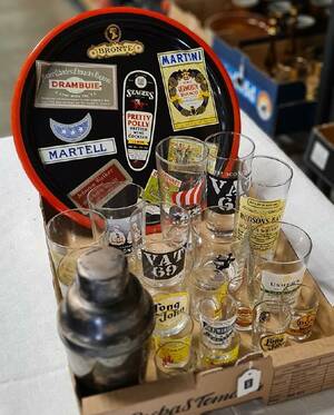 Barglas Shaker Bricka