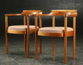 Henning Jensen  Torben Valeur. Par armstole, mahogni, model M40 2 Denne vare er sat til omsalg under nyt varenummer 4159364