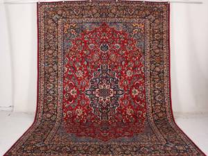 Persisk handknuten matta Najafabad, mått 408x300 cm.