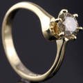 Solitaire ring ca. 1.15 ct.