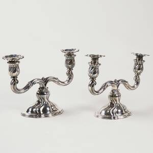 Kandelabrar i silver