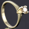 Solitaire ring ca. 0.57 ct.
