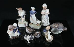 Samling Royal CopenhagenBG figurer 16  