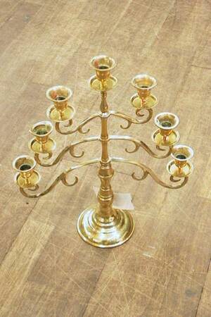 Kandelaber, Mässing