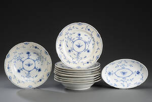 Bing  Grøndahl, Sommerfugl dele til middagsservice. 11