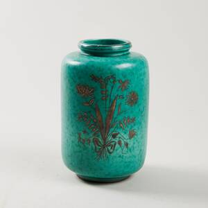 Vas och skål keramik Kåge Argenta 