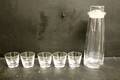 Karaff  glas, 6 del