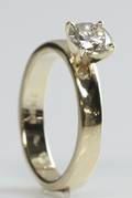 Solitairering, ca. 0.90 ct.