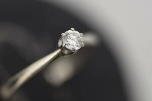 Diamantring 0,17ct 18K ca 1,9gr