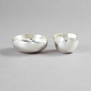 Gräddkanna sockerskål silver Rey Urban
