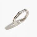 Helalliansring 18 k vitguld diamanter 