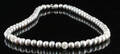Fresh water pearl necklace .