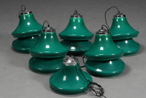 Samling pendler, grønt plast 11