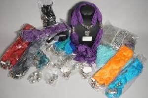 Parti Scarfes samt scarfs smycken