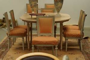 Stolar,8 st. Gustaviansk stil