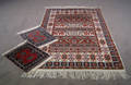 Tyrkisk samt pakistanske tæpper. 73x49, 73x49, 246x140 cm. 3