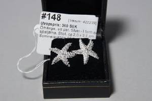 Örhänge, ett par. Silver