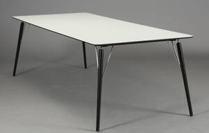 Henrik Pedersen. Spisebord Model Air, 240x100, hvid