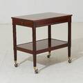 Serverigsvagn mahogny