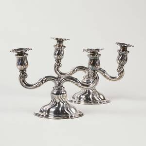 Kandelabrar i silver