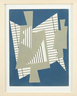 Magnelli Konkret Oscar Reutersvärds samling