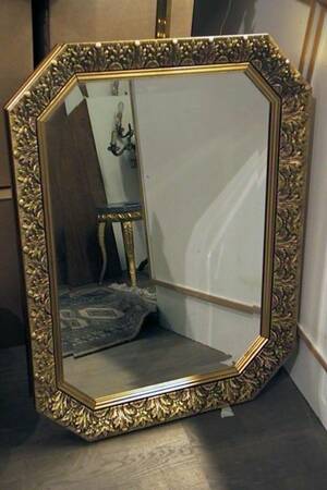 Spegel, förgylld