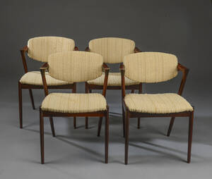 Kai Kristiansen. Fire stole af palisander, model 42 4 