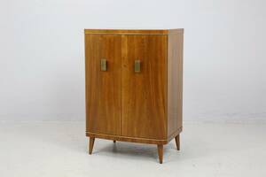 BARSKÅP, valnötsfanérat, 1950-tal