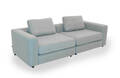COUZ 169. Modulsofa bestående af 2 moduler, betrukket med slidstærkt SOHO stof i Light Grey. Designet af COUZ DESIGN TEAM