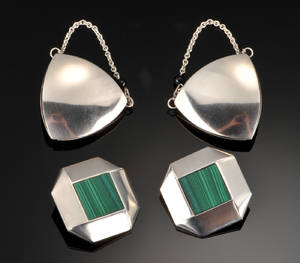 Georg Jensen. To par øreclips 4